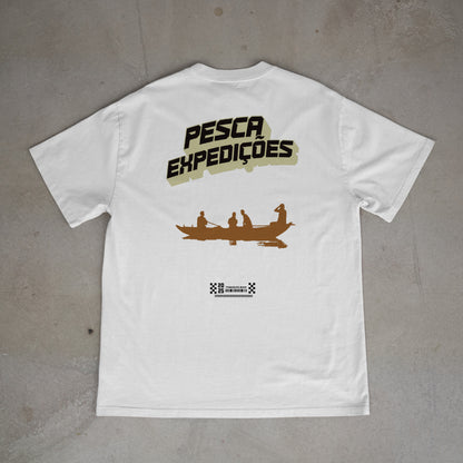 CAMISETA PESCA EXPEDIÇÕES | ESTAMPA NAS COSTAS